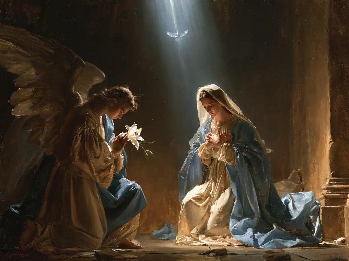 The Annunciation - The Holy Spirit - Christian artwork collection