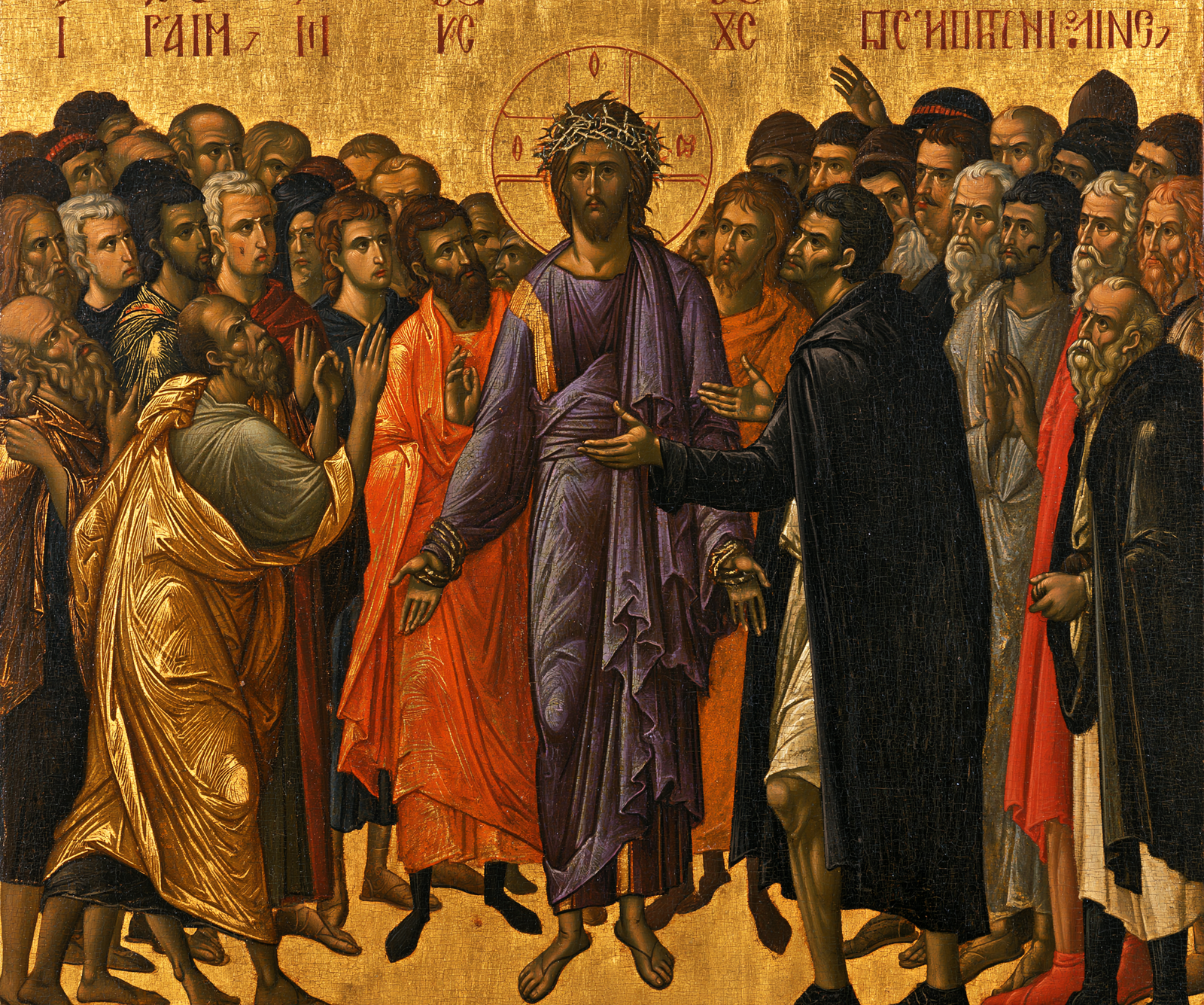 Christian work landscape - Ecce Homo - Contemporary Byzantine - Alpha Christian Art