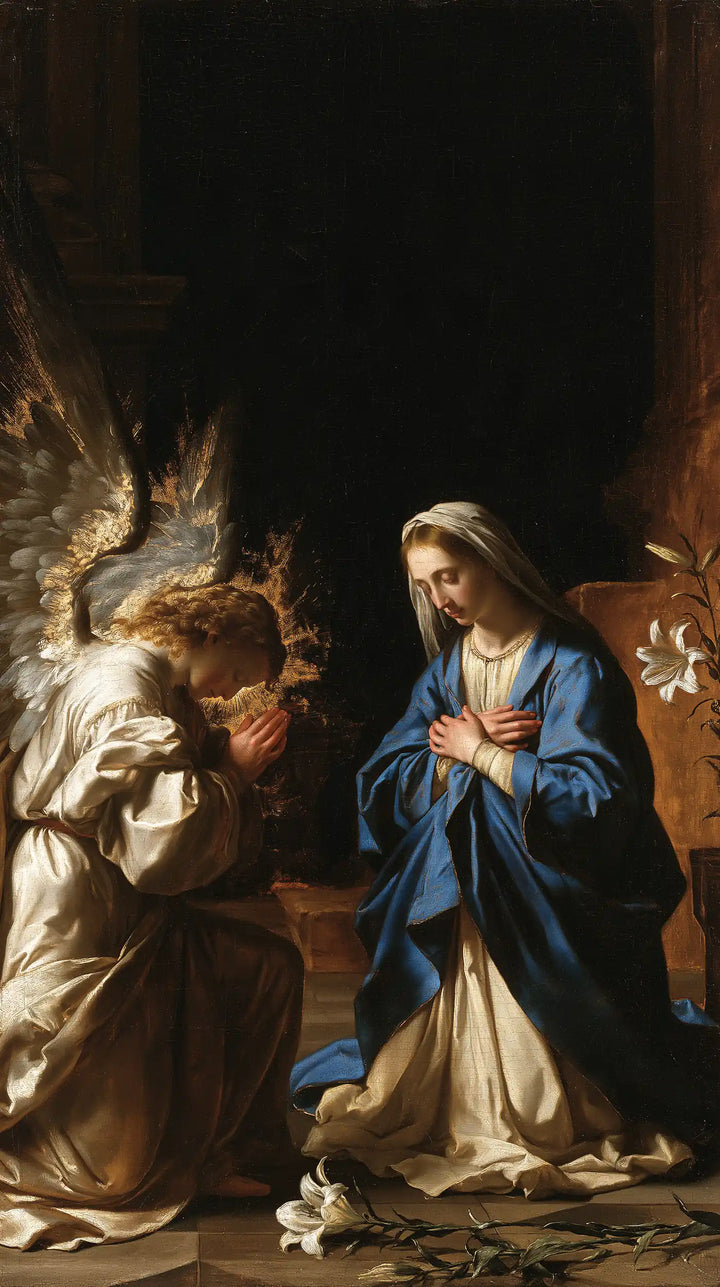 The Annunciation - Black and Gold · Portrait n° 6