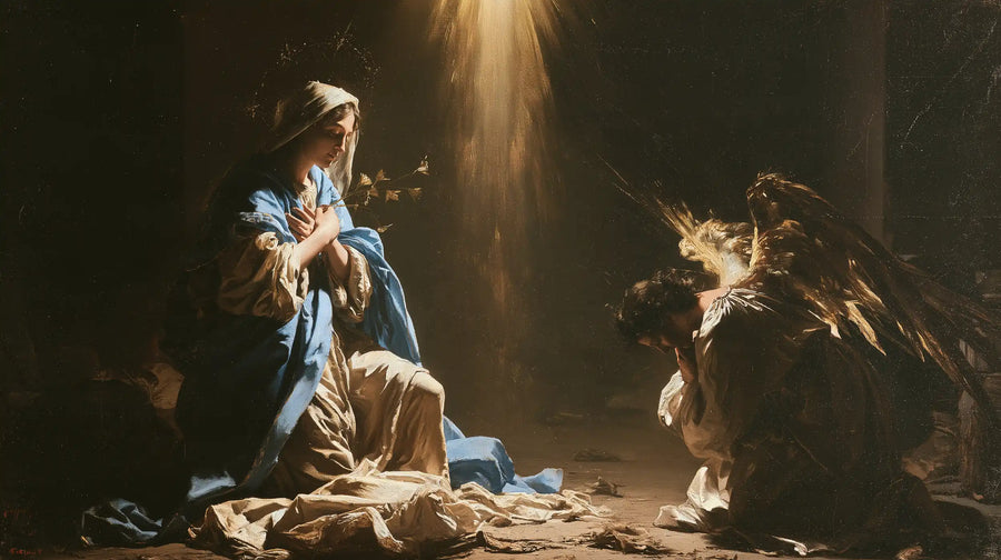 The Annunciation - Divine Light Descending upon Mary · Landscape n° 23