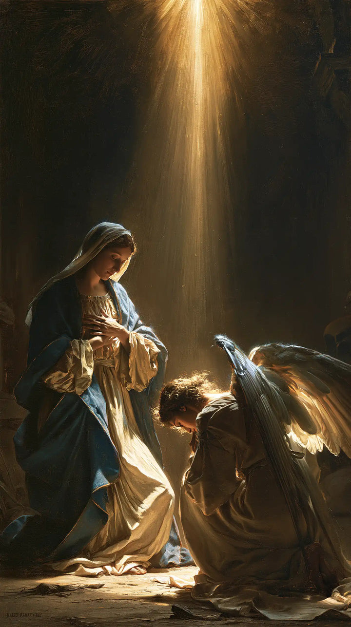 The Annunciation - Divine Light Descending upon Mary · Portrait n° 3