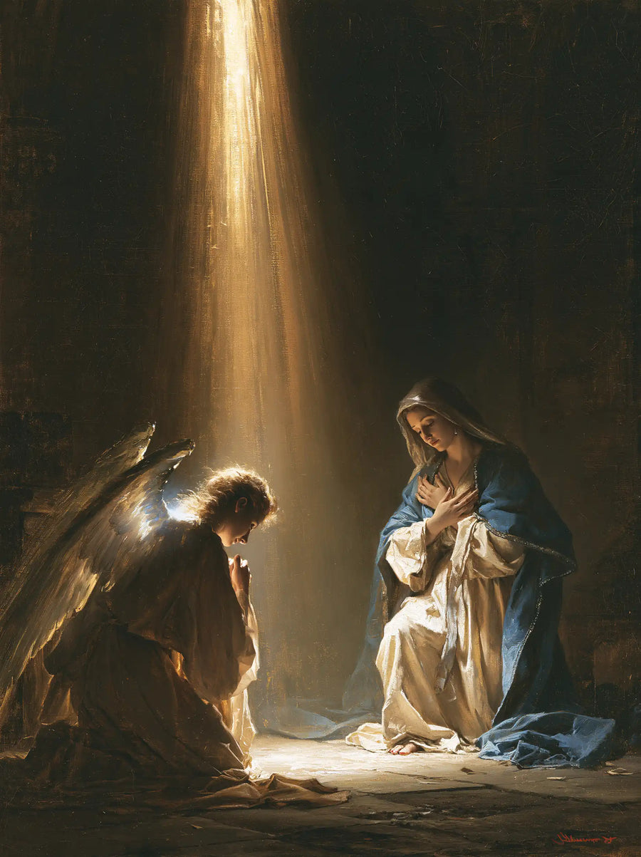 The Annunciation - Divine Light Descending upon Mary · Portrait n° 19