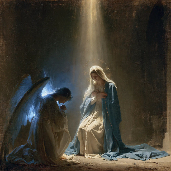 The Annunciation - Divine Light Descending upon Mary · Square n° 4