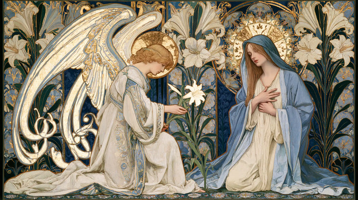 The Annunciation - Sacred Art Nouveau · Landscape n° 17