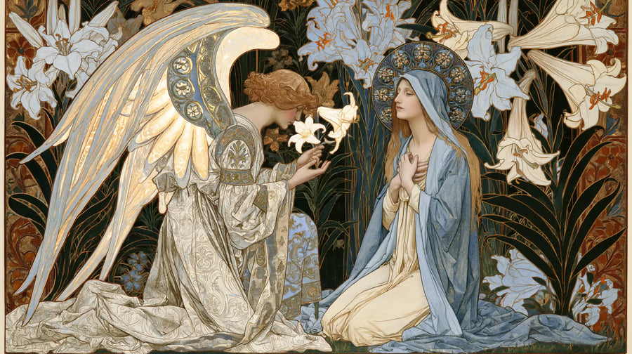 The Annunciation - Sacred Art Nouveau · Landscape n° 18