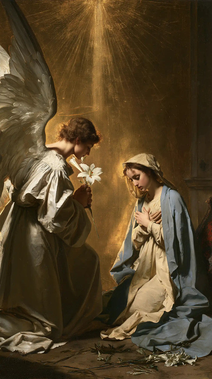 The Annunciation - Sacred Gold · Portrait n° 3