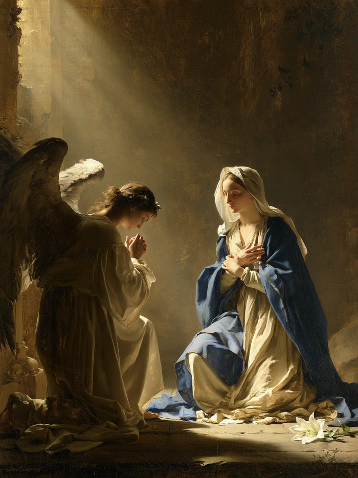 The Annunciation — Contemplation at the Foot of the Ochre Wall