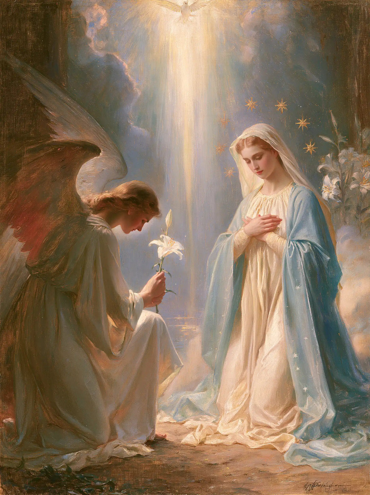 The Annunciation - Symbolist · Portrait n° 18