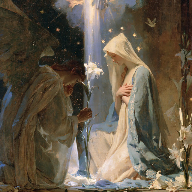 The Annunciation - Symbolist · Square n° 4