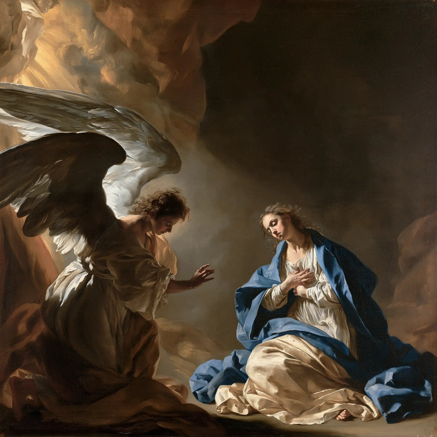 The Annunciation - Theatrical Baroque · Square n° 5