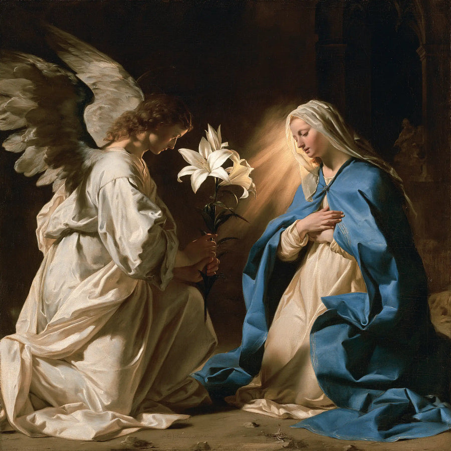 The Annunciation - The White Lily as Symbol · Square n° 5