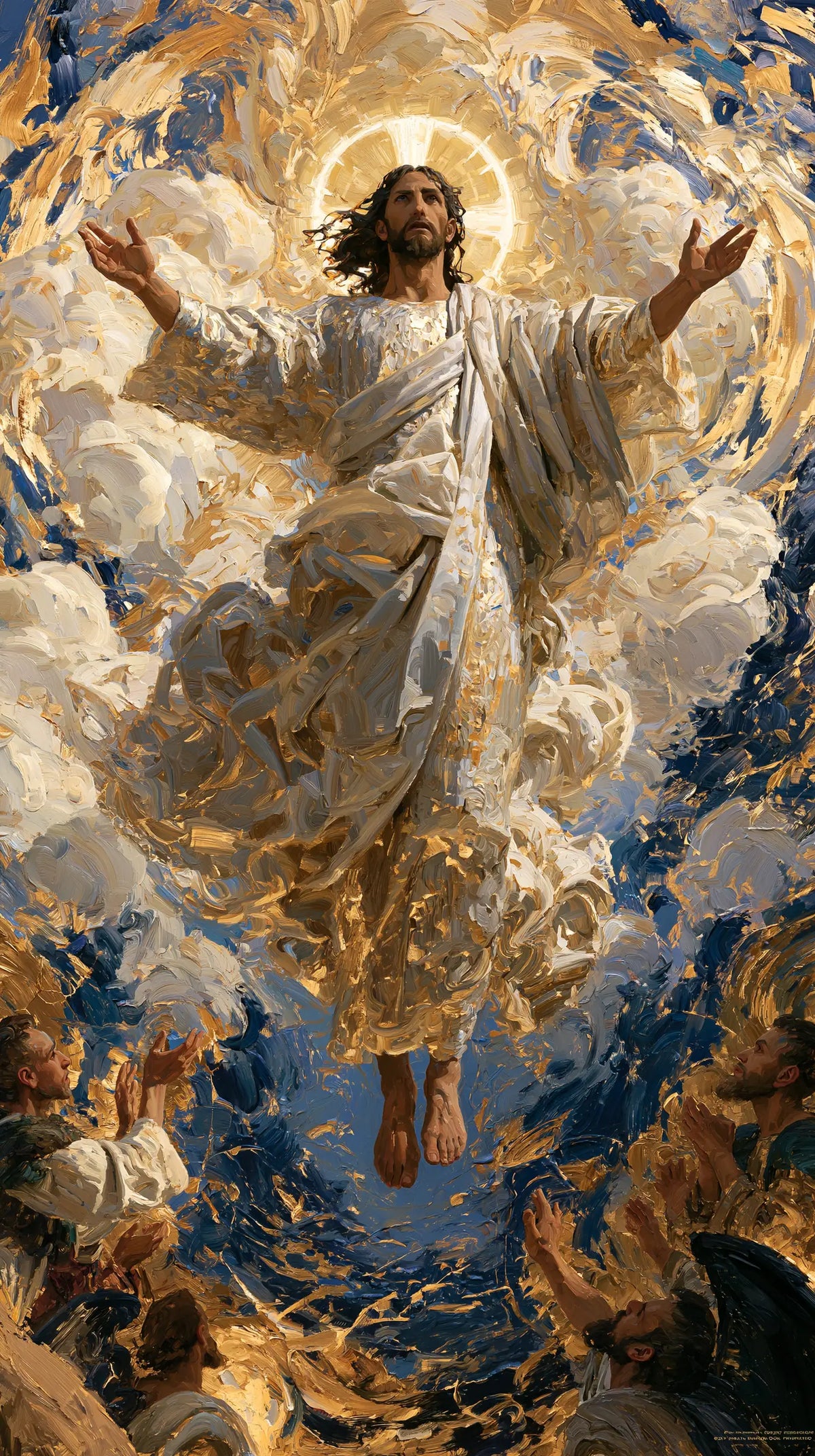 The Ascension of Jesus Christ - Expressionist · Portrait n° 5