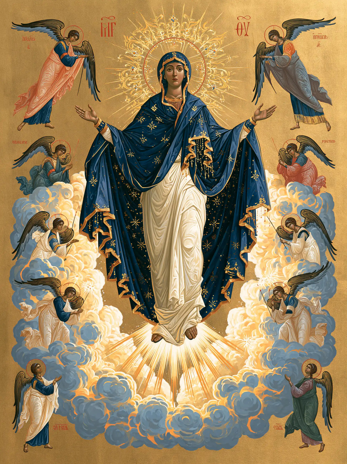 The Assumption of Mary - Contemporary Byzantine · Portrait n° 13