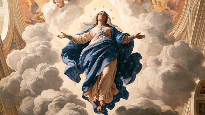 The Assumption of Mary — The Starry Mantle Beneath the Dome