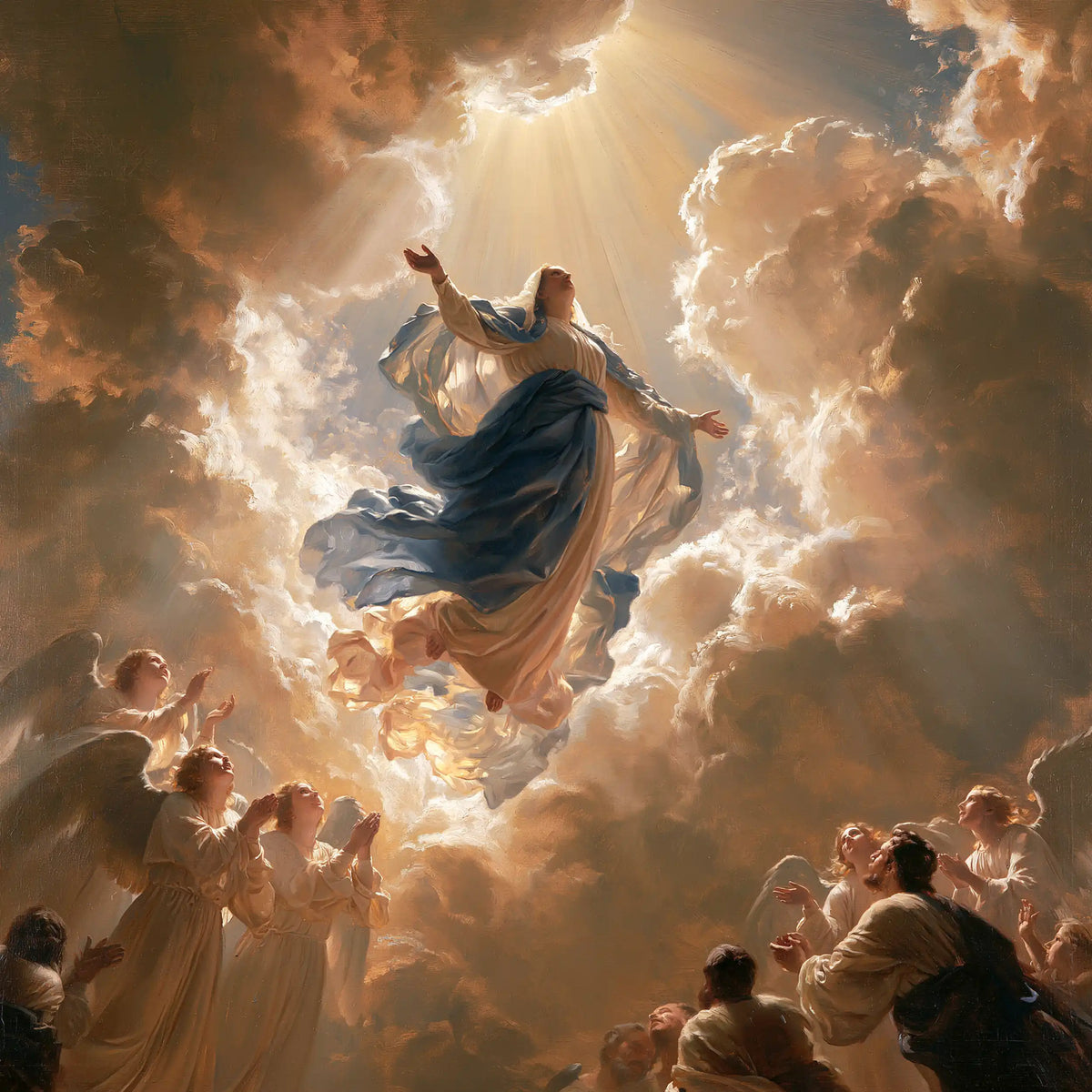 The Assumption of Mary - Heavenly Glory · Square n° 1