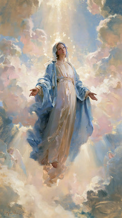 The Assumption of Mary — The Long Radiance Between Rose Clouds