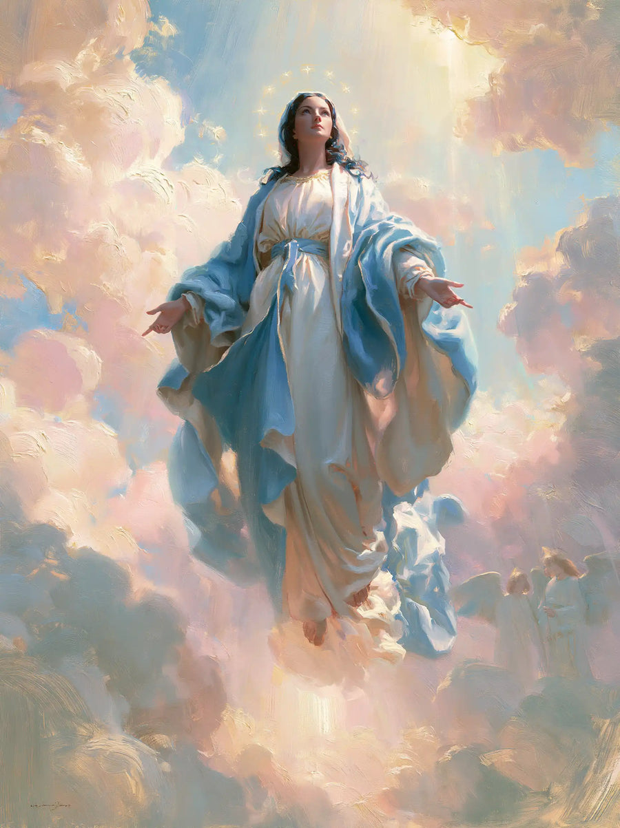 The Assumption of Mary - Impressionist · Portrait n° 15