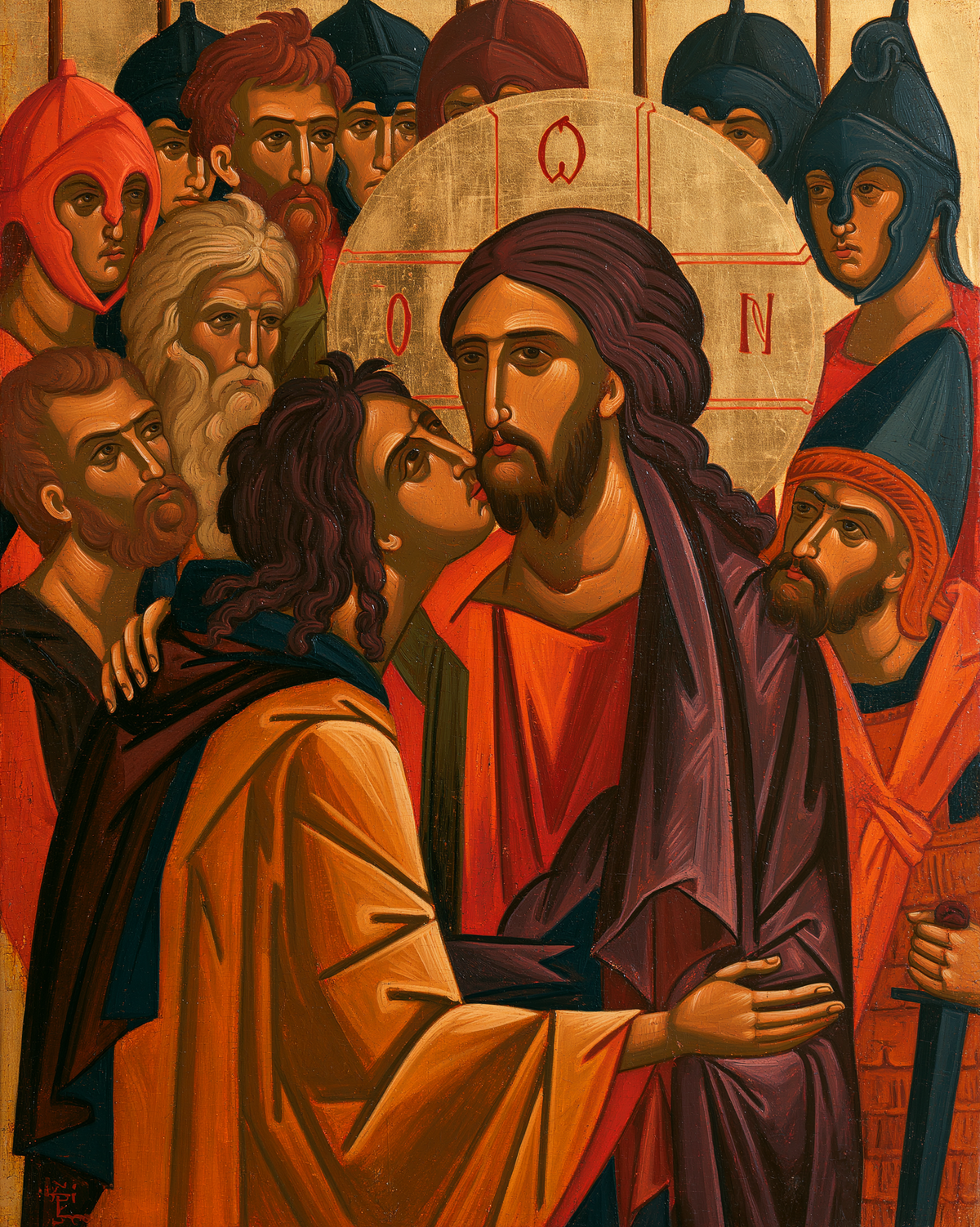 The Betrayal of Judas - Contemporary Byzantine · Portrait n° 10