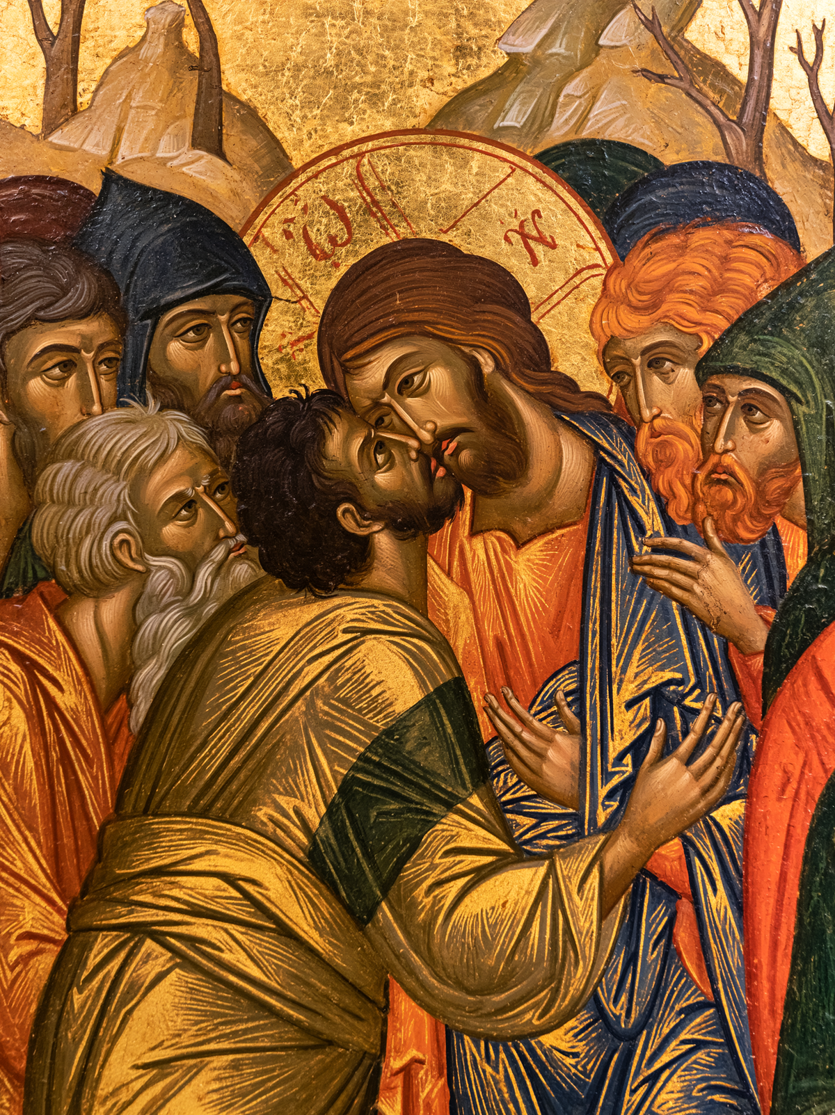 The Betrayal of Judas - Sacred Golden · Portrait n° 2 — aperçu de la finition sélectionnée
