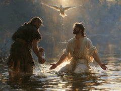 The Baptism of Jesus – Symbolist · Kneeling in the Jordan · Landscape no. 6