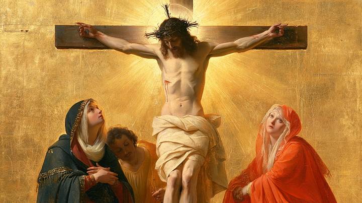 The Crucifixion — Light between Blue and Orange