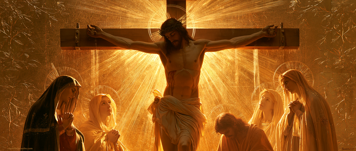The Crucifixion - Sacred Golden · Landscape n° 5