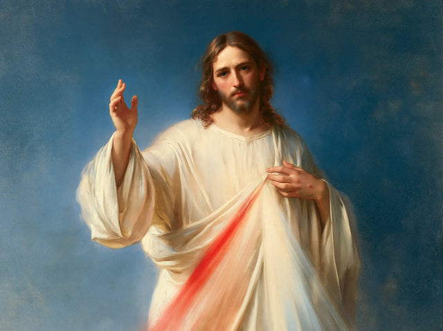 Divine Mercy Jesus – Azure Benediction