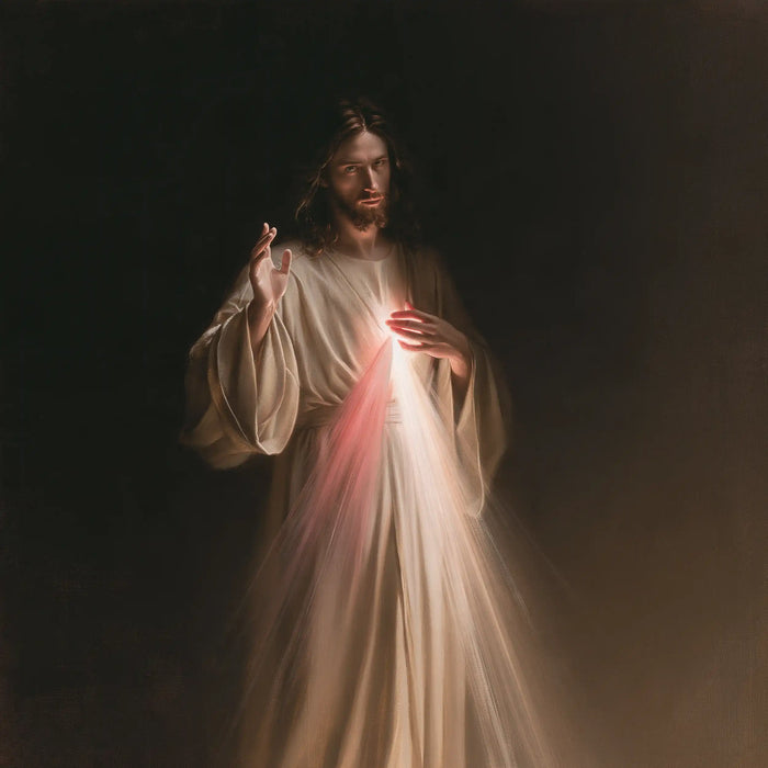 Divine Mercy Jesus - Contemporary Minimalism · Square n° 1