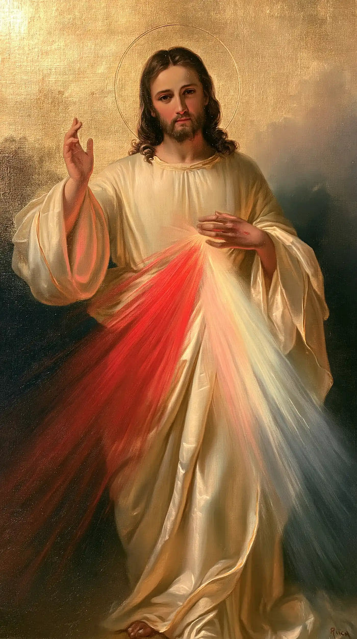 Divine Mercy Jesus - Rays of Mercy · Portrait n° 1