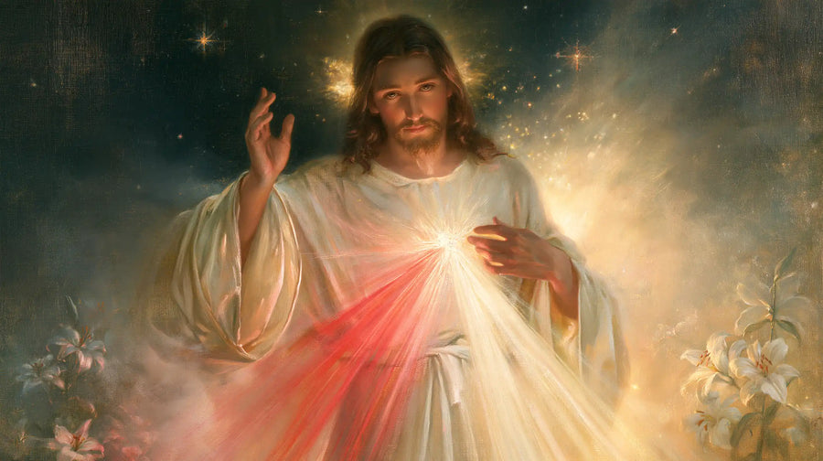 Divine Mercy Jesus - Symbolist · Landscape n° 2