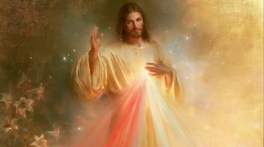 Divine Mercy Jesus - Symbolist · Landscape n° 3