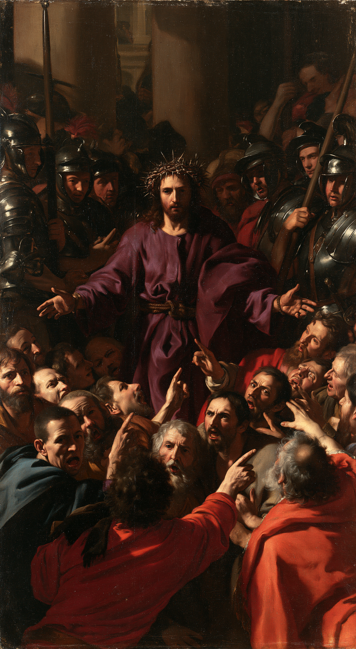 Ecce Homo — Open Hands in the Red Whirl