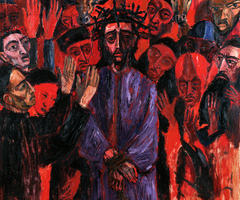 Ecce Homo — Bluish Purple Between Red Masks