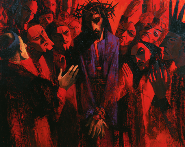 Ecce Homo — Silence Within the Circle of Red Cheeks