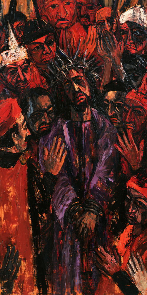 Ecce Homo - אקספרסיוניסטי · דיוקן n° 2 - אמנות נוצרית