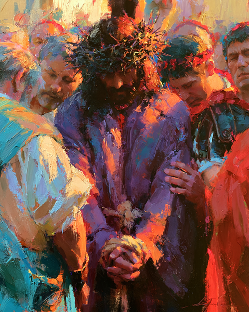 Ecce Homo - אימפרסיוניסטי · דיוקן n°22 - אמנות נוצרית