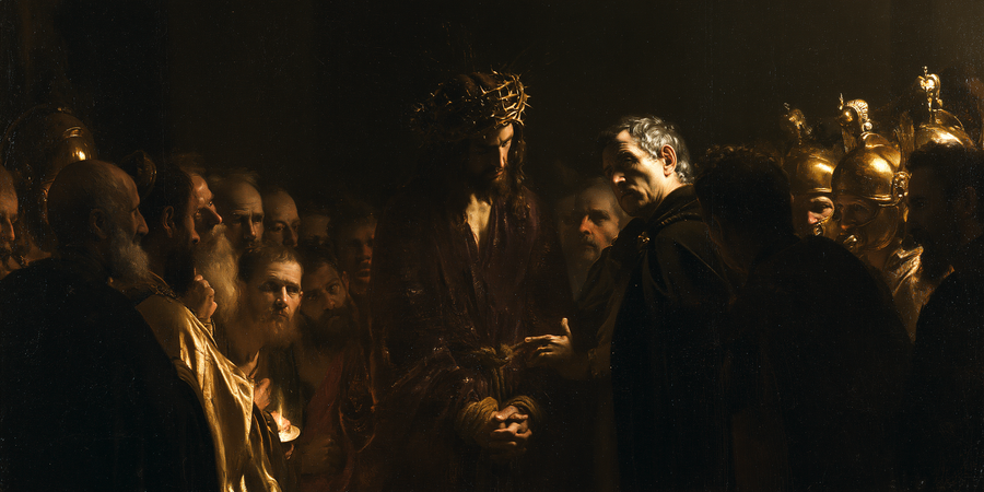 Ecce Homo - Black and gold · Landscape n° 20
