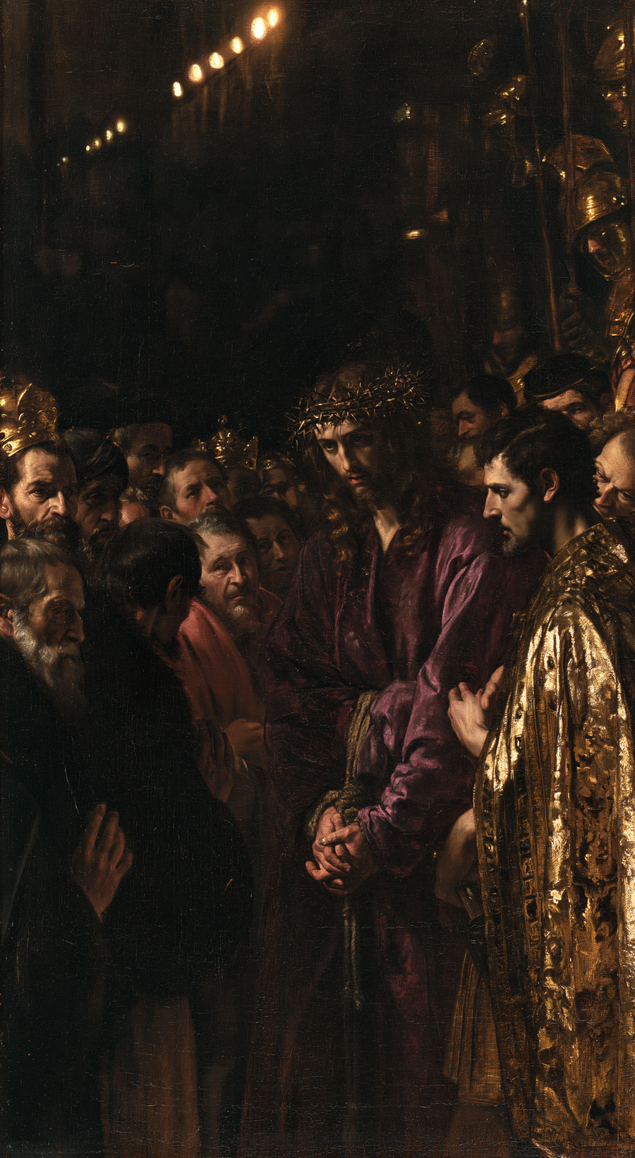 Ecce Homo - Black and gold · Portrait n° 8