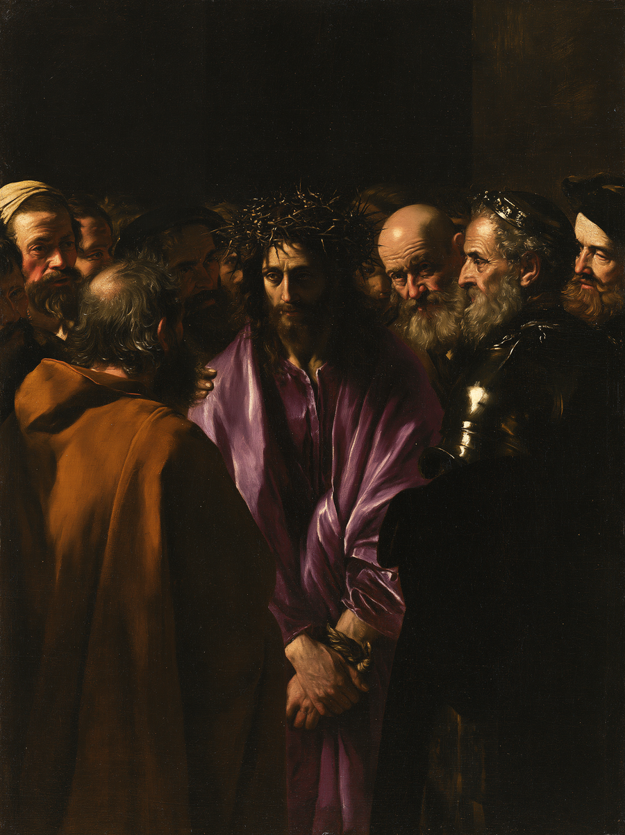 Ecce Homo - Black and gold · Portrait n° 16