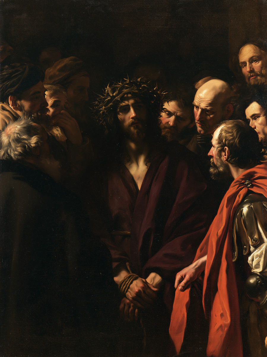 Ecce Homo - Black and gold · Portrait n° 18