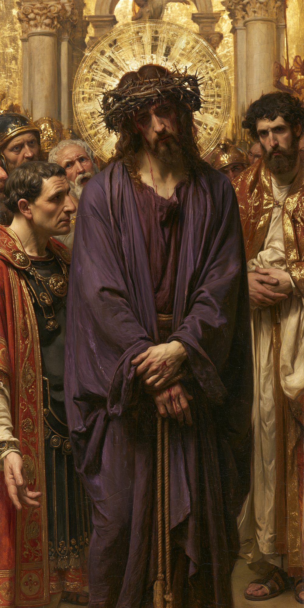 Ecce Homo - זהב קדוש · דיוקן n°2 - אמנות נוצרית