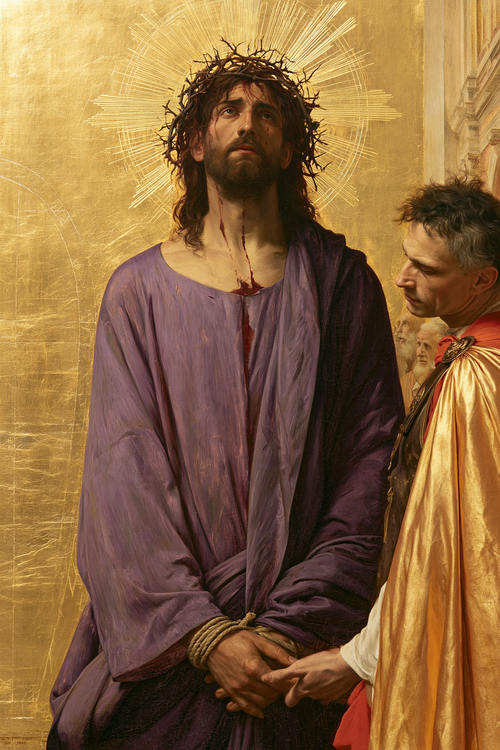 Ecce Homo - זהב קדוש · דיוקן n°14 - אמנות נוצרית