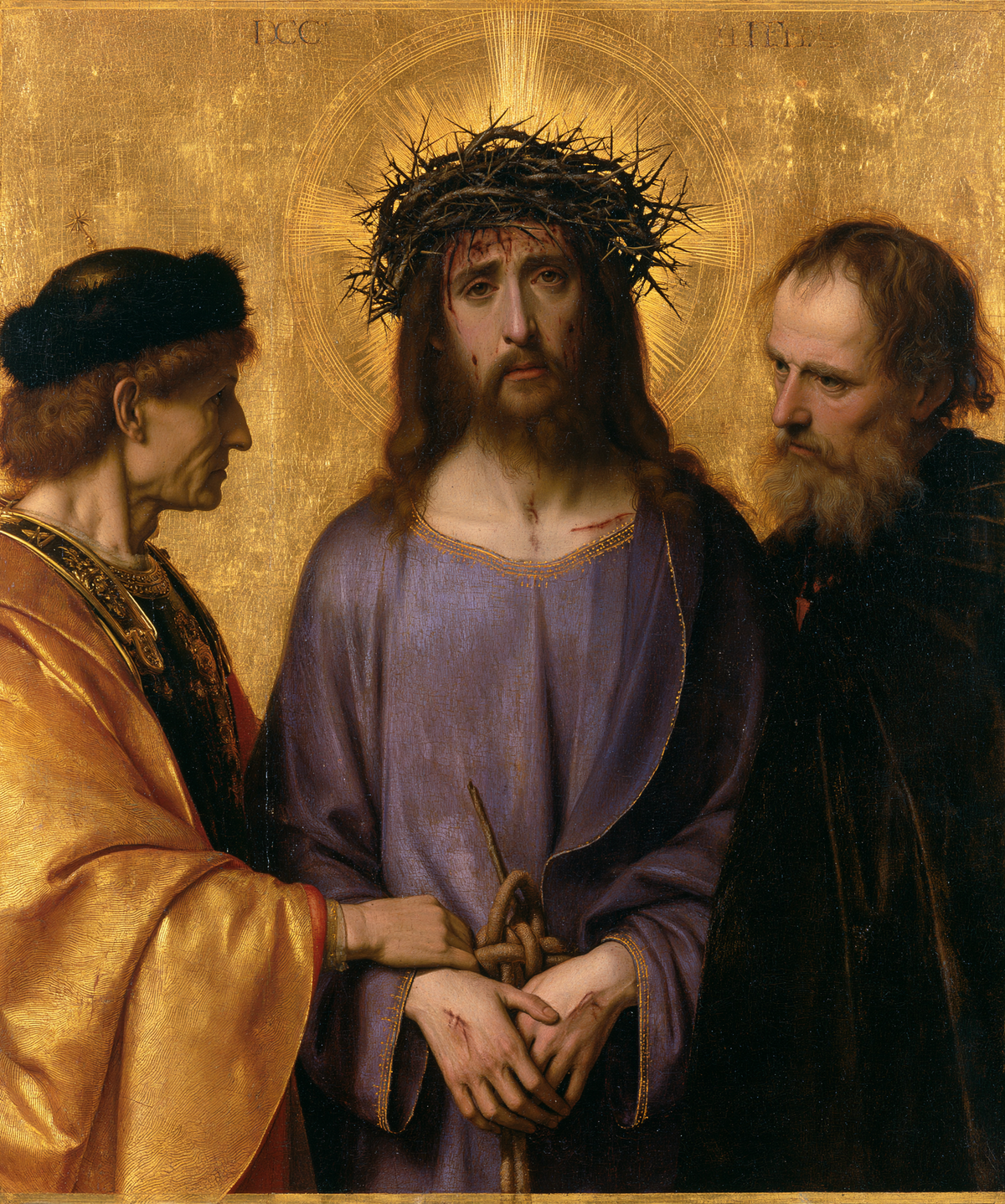 Ecce Homo — Pale Violet Between Velvet and Gold