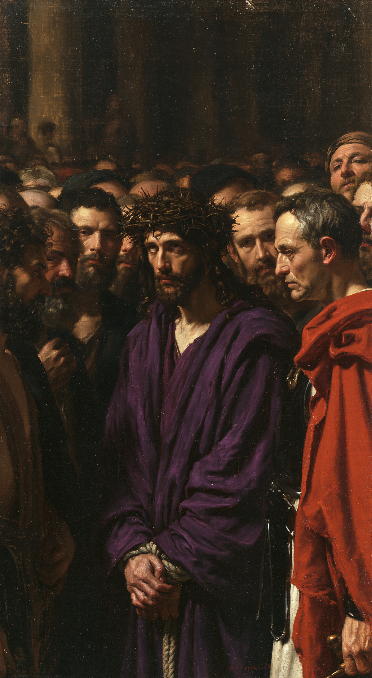 Ecce Homo - שתיקה קדושה · דיוקן n° 8 - אמנות נוצרית