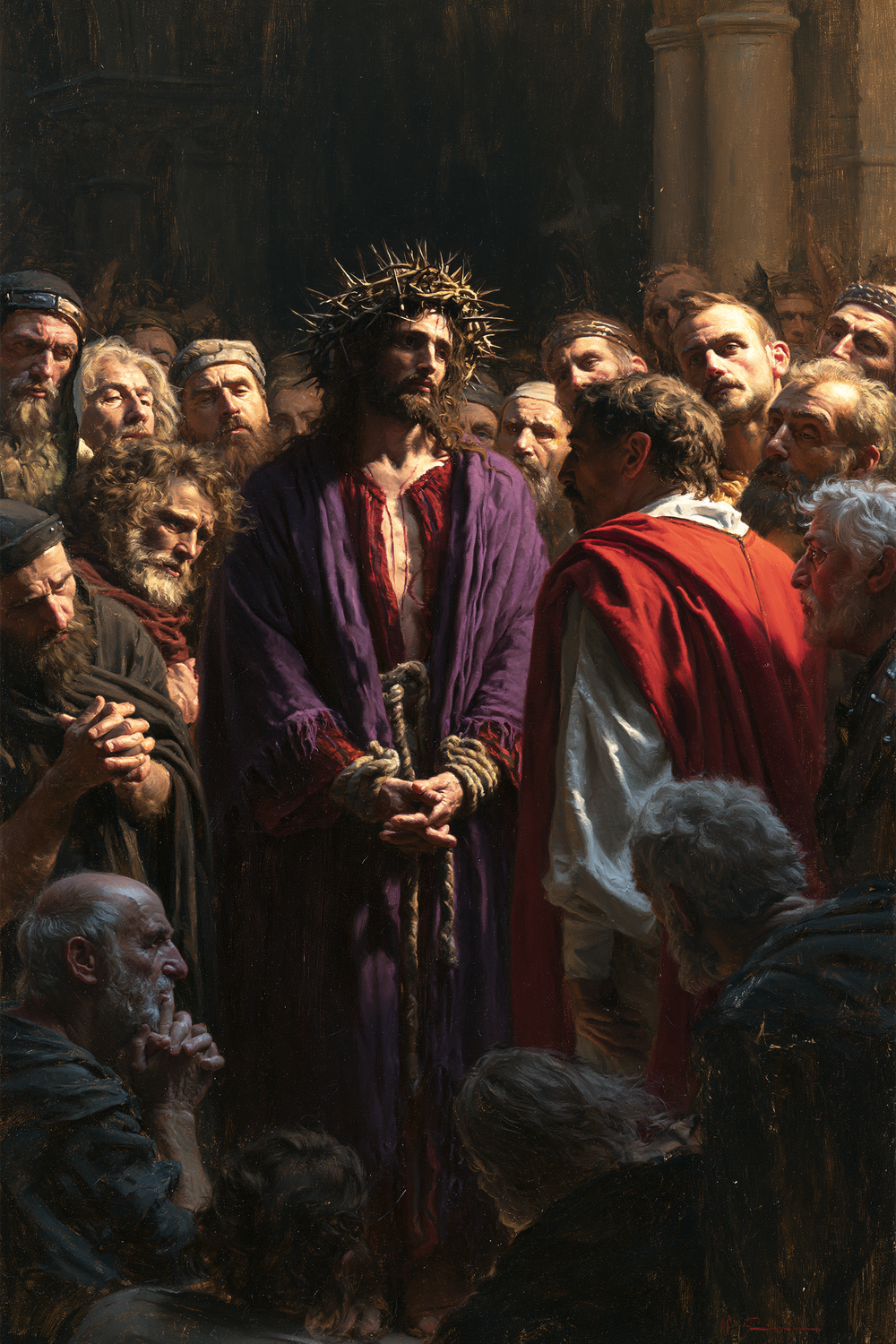 Ecce Homo - שתיקה קדושה · דיוקן n°15 - אמנות נוצרית