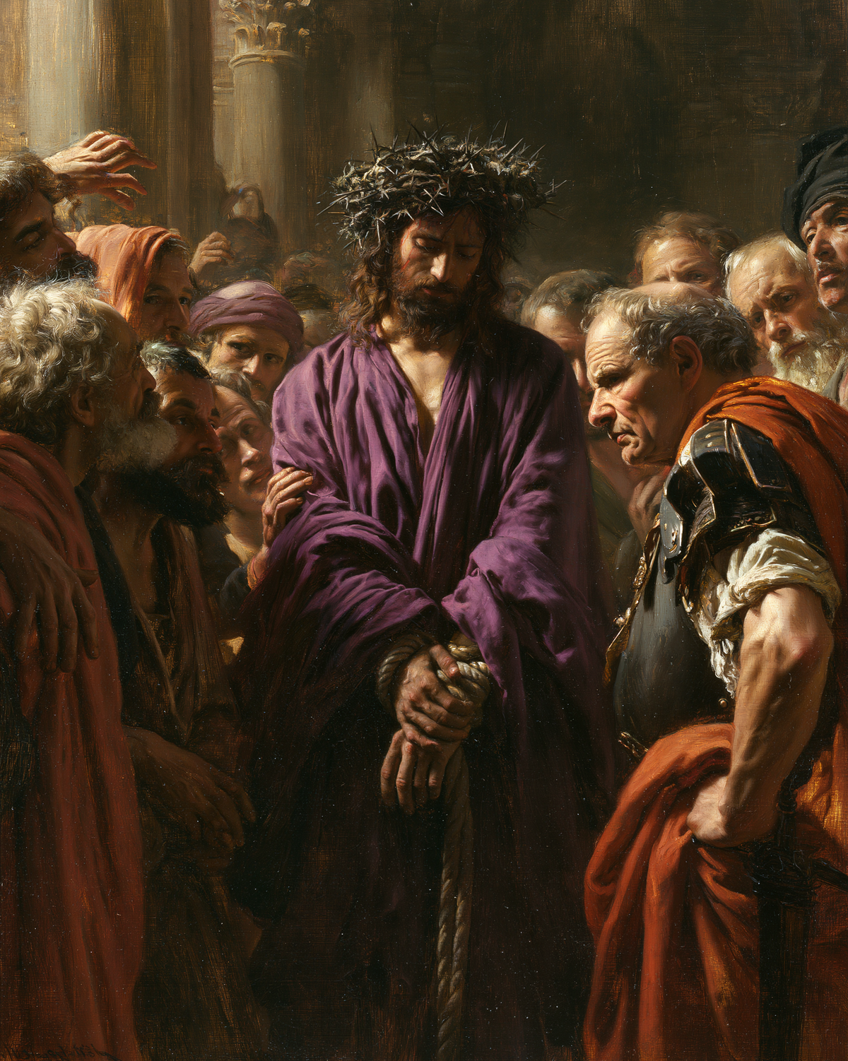 Ecce Homo - שתיקה קדושה · דיוקן n°19 - אמנות נוצרית