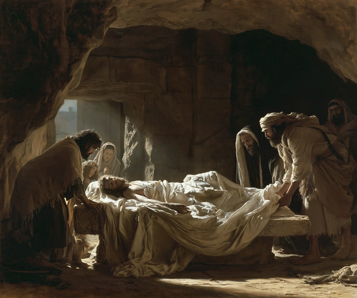 The Entombment of Jesus Christ — The Bier Before the Pale Opening