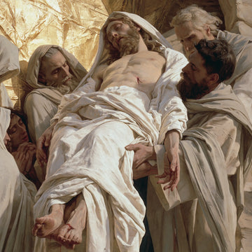 The Entombment of Jesus Christ - Sacred Gold · Square n° 2