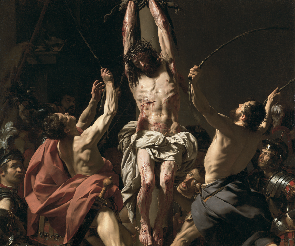 The Flagellation of Christ - Explosion of movement · Landscape n°3 - אמנות נוצרית