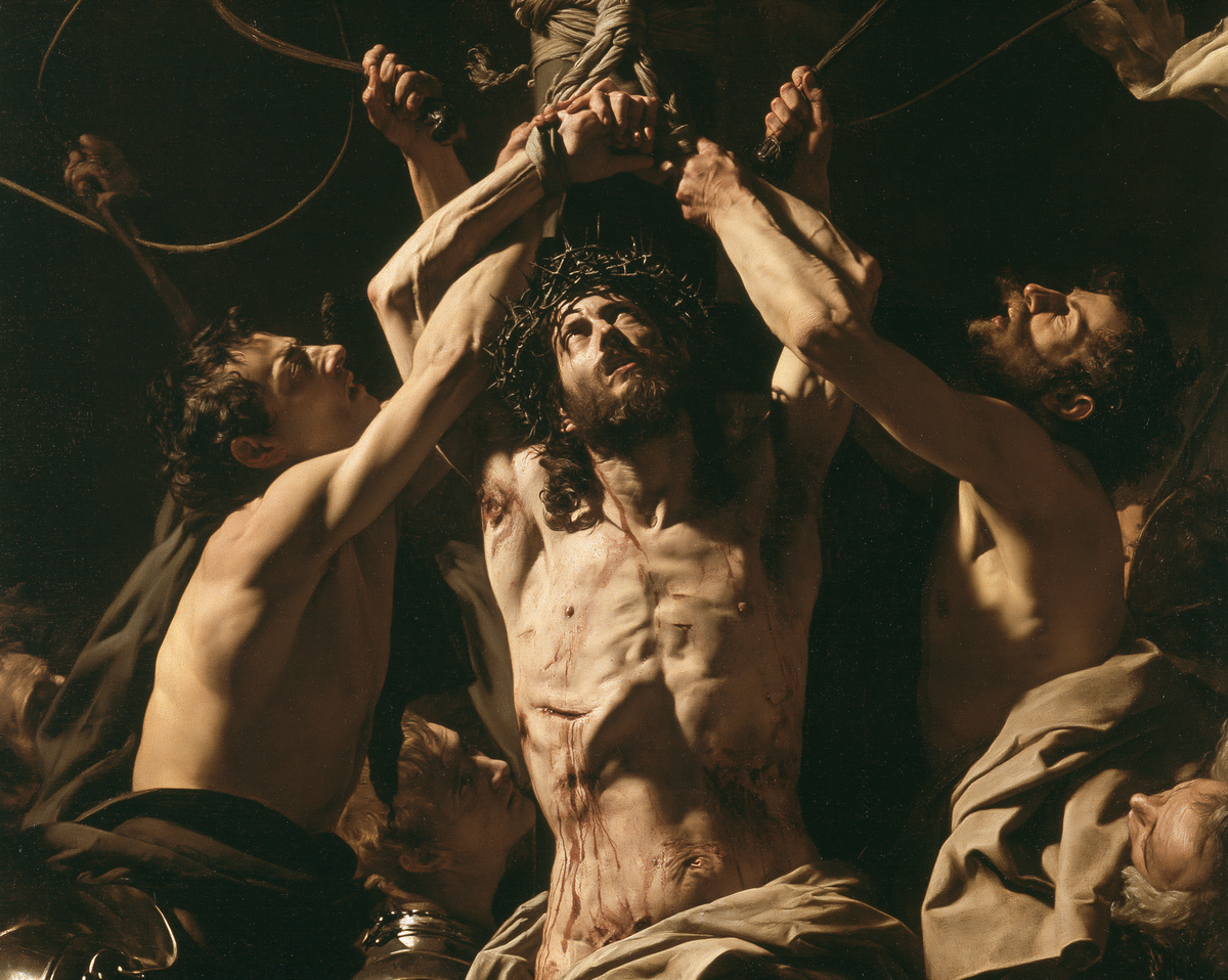 The Flagellation of Christ - Explosion of movement · Landscape n°7 - אמנות נוצרית